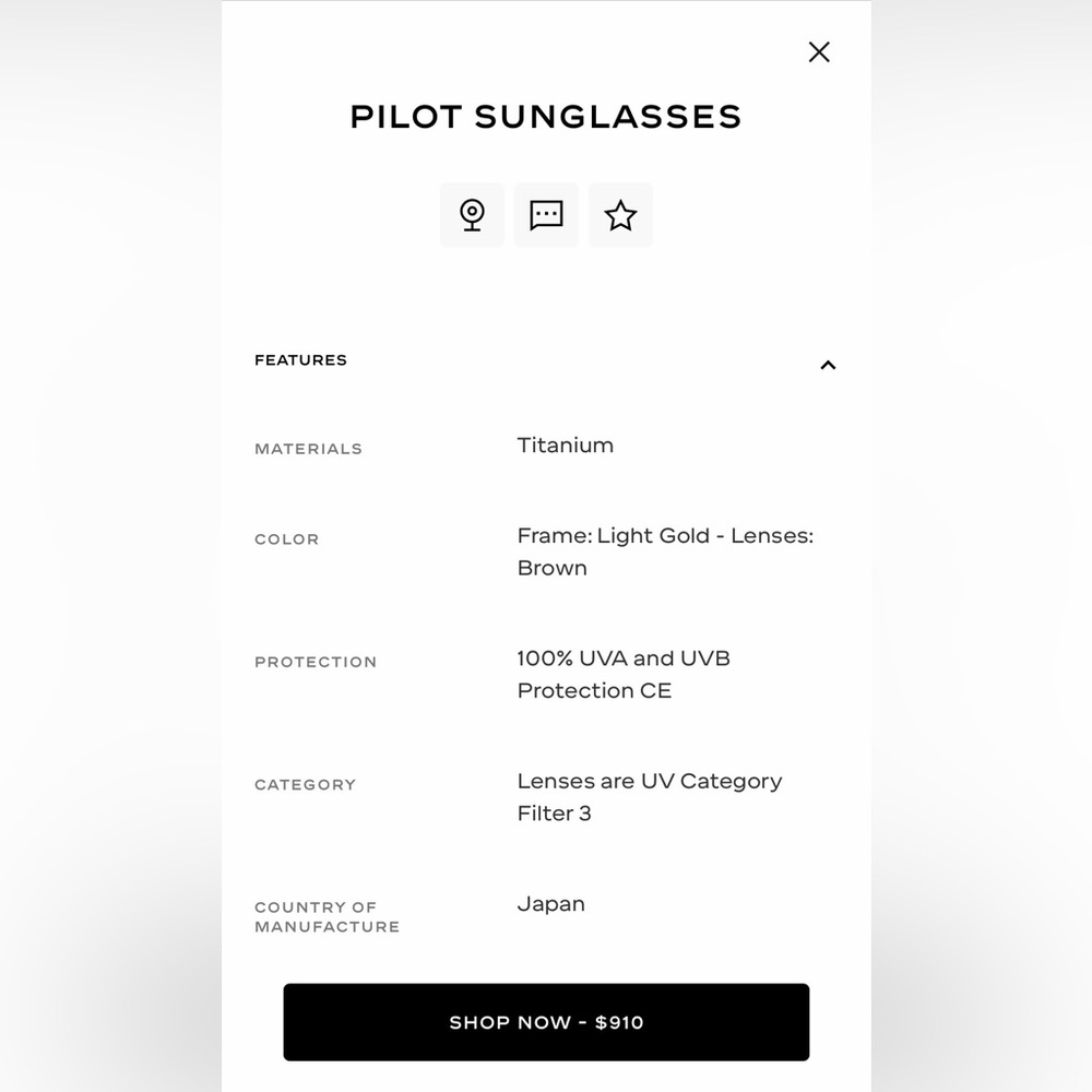 CHANEL Pilot Sunglasses with Quilted Case Authentic - Picture 10 of 16